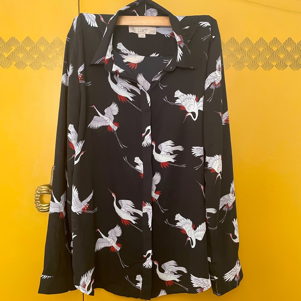 Black Crane Shirt Loft